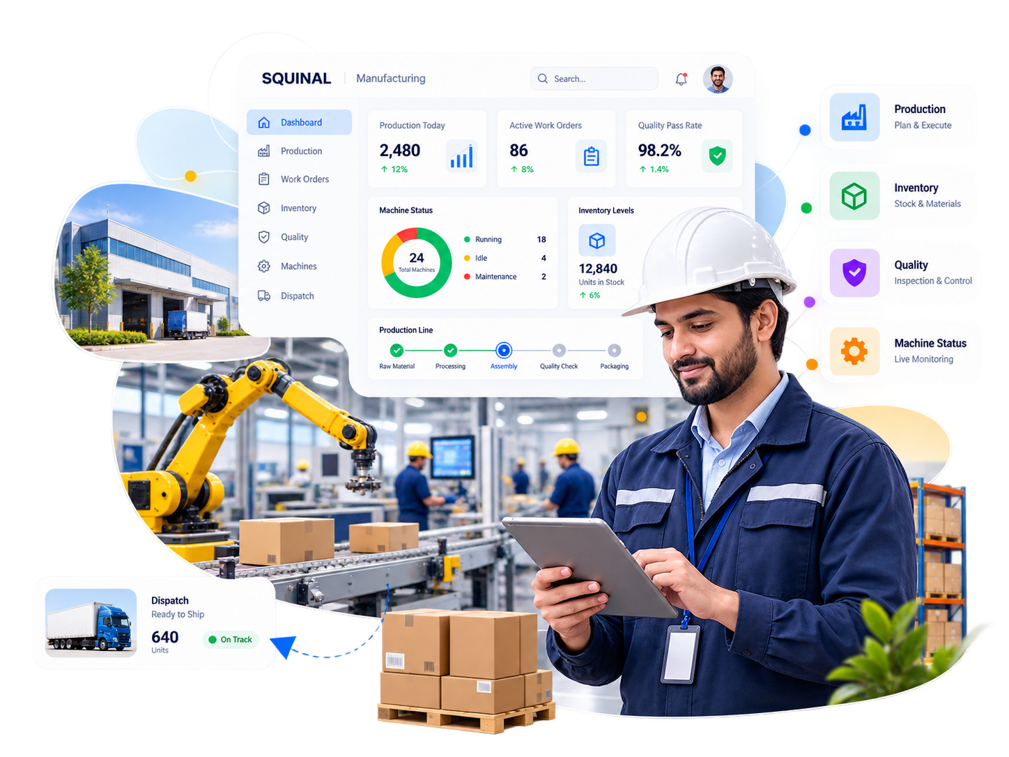 Manufacturing Logistics Dashboard